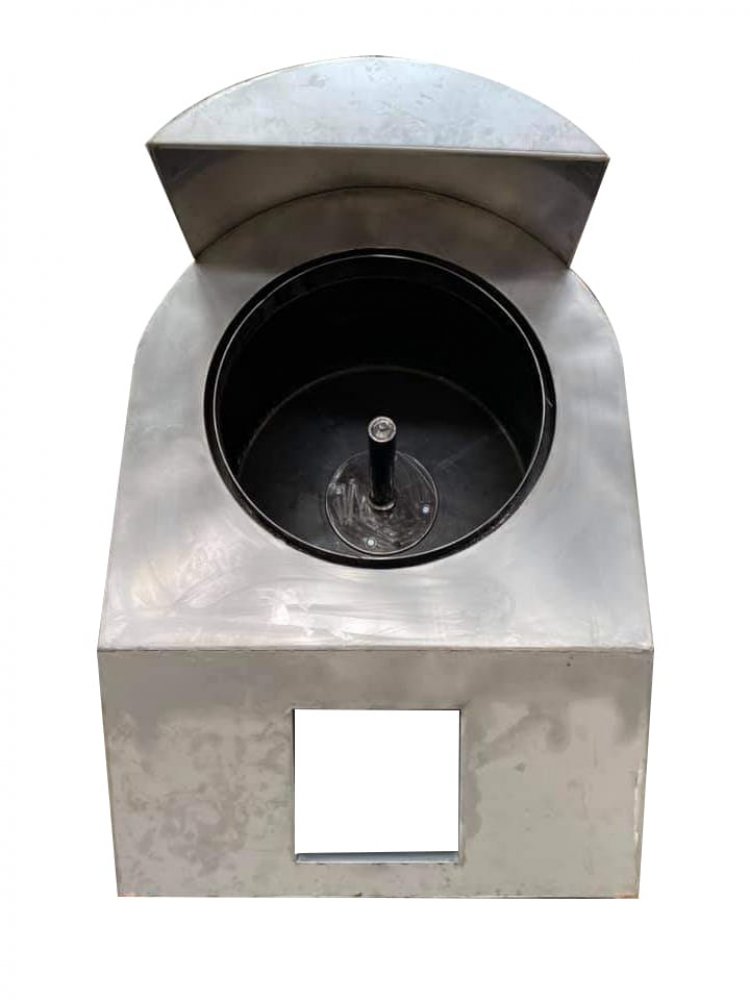 Susam Kavurma Makinesi (350 Kg Kapasiteli - Manuel Boşaltmalı)